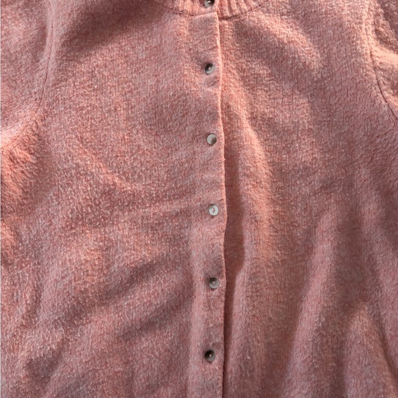 Kimchi Blue Coral Short Sleeve Cardigan Sweater Women’s Small Button Front - Picture 5 of 5